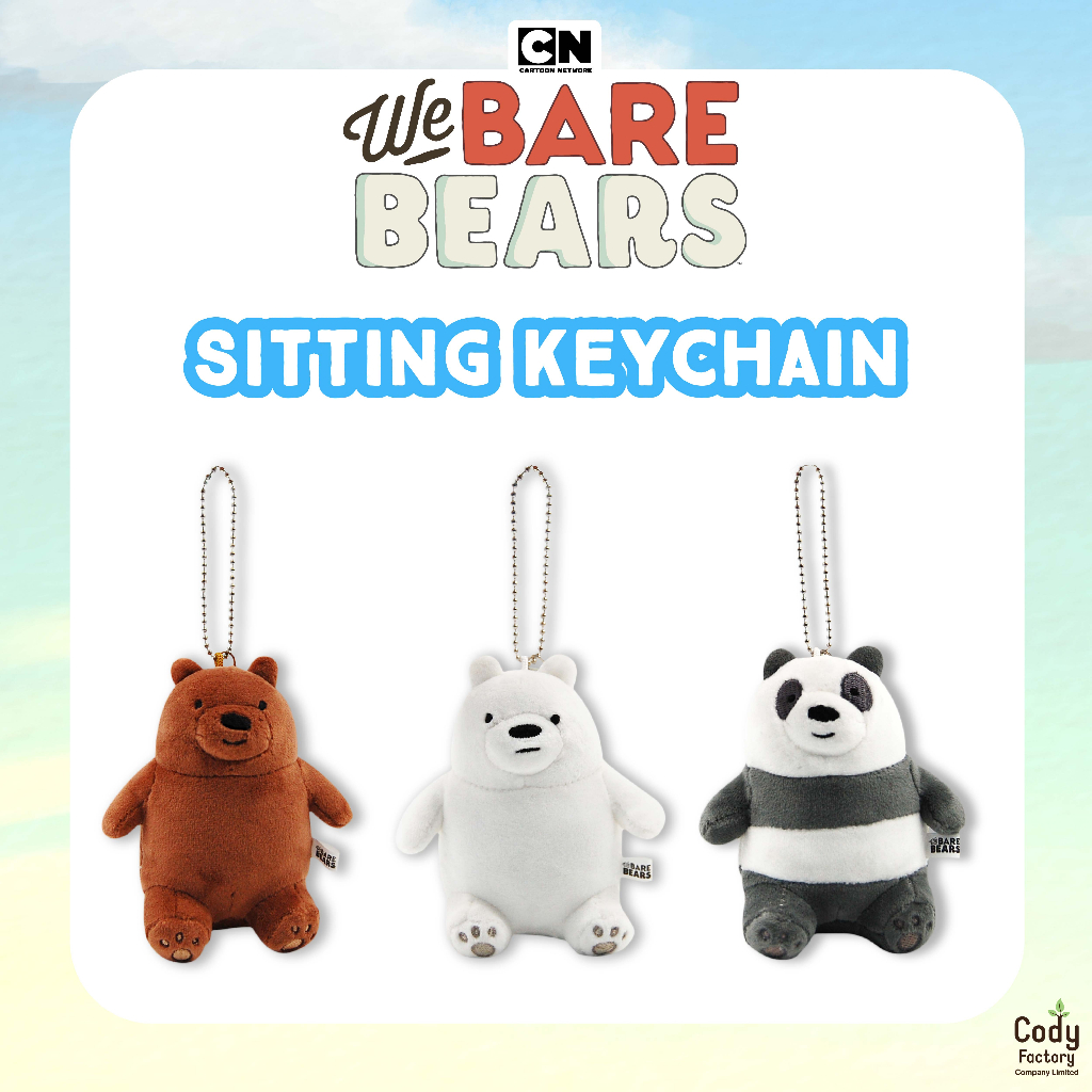 we-bare-bears-keychain-sitting