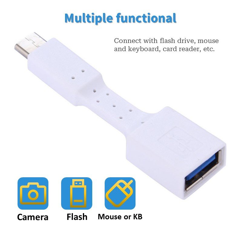 สาย-otg-type-c-to-usb-2-0-ใช้ในการโอน-ถ่ายข้อมูลจาก-flash-drive-หรือเชื่อมต่ออุปกรณ์อื่นๆ-พร้อมส่ง