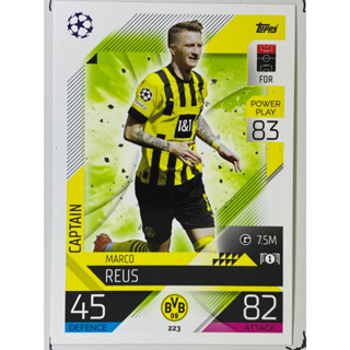 Marco Reus การ์ดนักฟุตบอล 2223 การ์ดสะสม Borussia Dortmund การ์ดนักเตะ ดอร์ทมุนด์