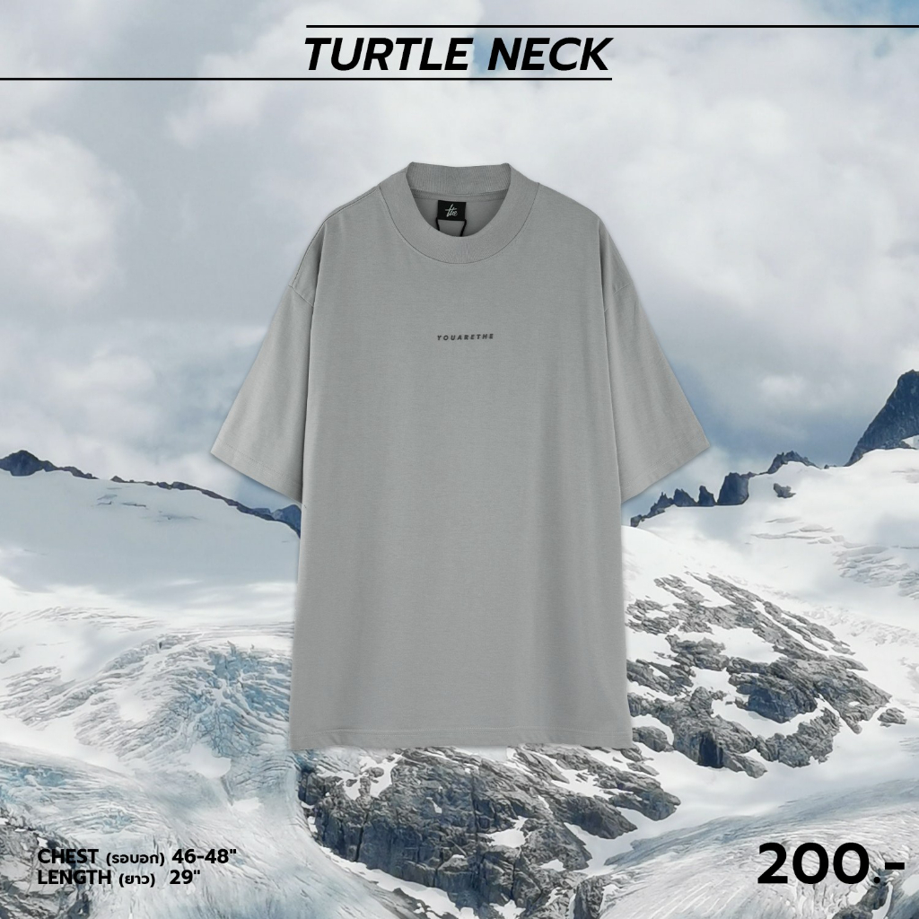 ภาพสินค้าUrthe - เสื้อยืด รุ่น TURTLE NECK จากร้าน urthe.official บน Shopee ภาพที่ 2