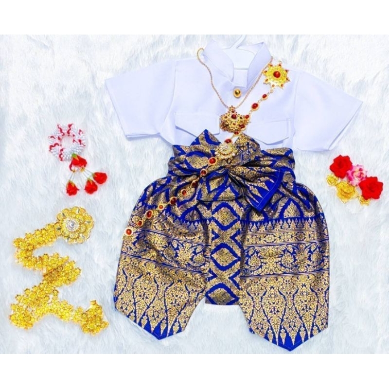 ชุดไทยราชประแตนเด็กชาย-พร้อมส่ง-si