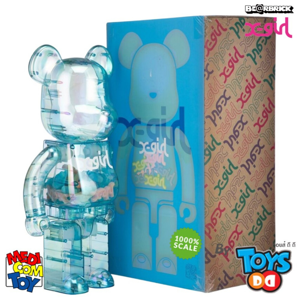 Be@rbrick X-Girl Blue 2021 1000% | Shopee Thailand
