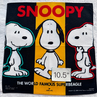Snoopy ผ้าเช็ดหน้าสนูปปี้