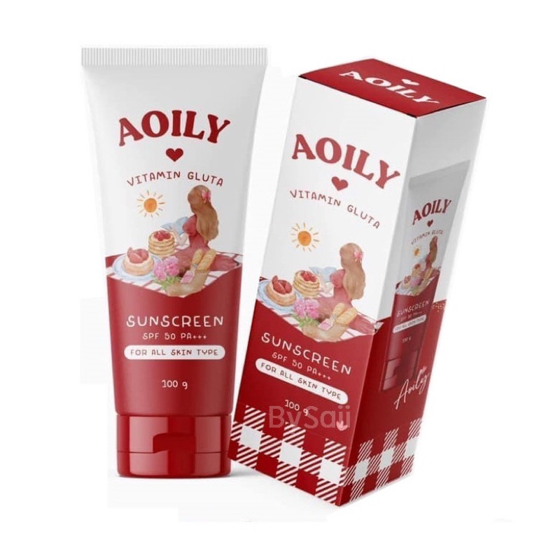 แพคเกจใหม่-กันแดดออยลี่-aoily-sunscreen-spf-50-pa