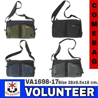 กระเป๋าสะพายข้างทรงนอน VOLUNTEERแท้ รหัสVA1698-17
