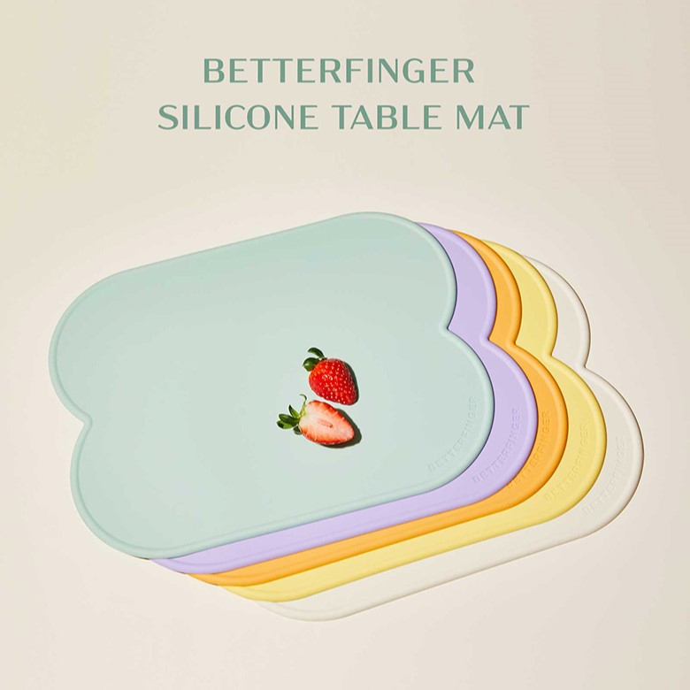 พร้อมส่ง-betterfinger-silicone-table-mat-แผ่นรองจานซิลิโคน