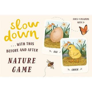 [เกมส์] Slow Down with this before&amp;after nature game การ์ด card cards the little book of joy and be here now english