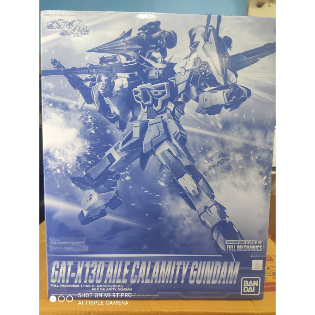 Bandai Full Mechanics 1/100 Calamity Gundam – Maquette Mobile Suit Articulée, Axe Abdomen & Entrejambe Mobile, Pose Puissante