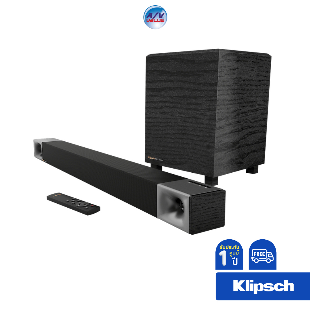 KLIPSCH Cinema 400 2.1 SOUND BAR AND WIRELESS SUBWOOFER Shopee Thailand