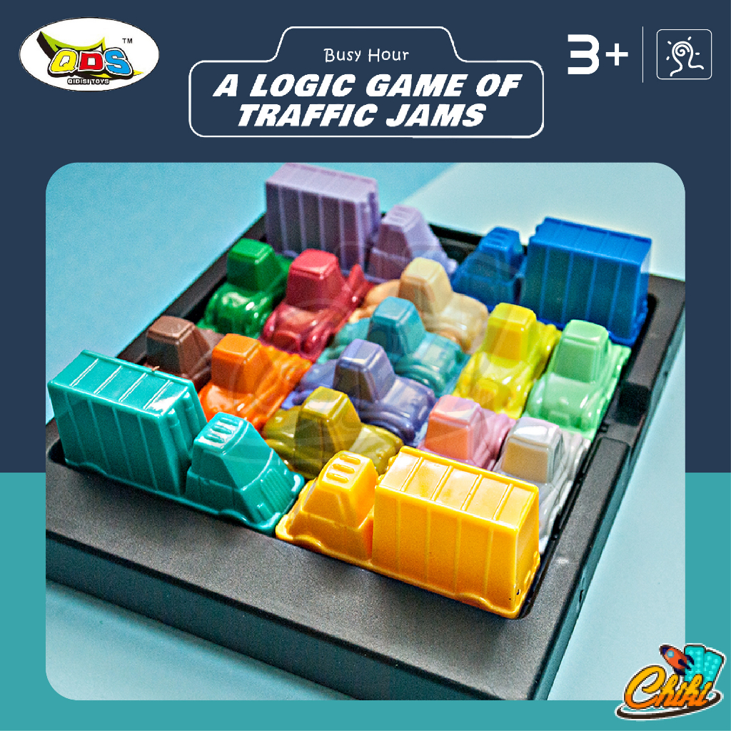 iq-cars-เกมส์ไอคิวจราจร-บรอดเกมส์-เกมส์จอดรถ-a-logic-gamr-of-traffic-jams