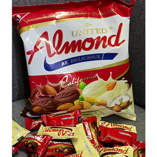 United Almond อัลมอนด์เคลือบ ช็อกโกแลตขนาด 247.5 กรัม #หอม มัน อร่อย เกินห้ามใจ#