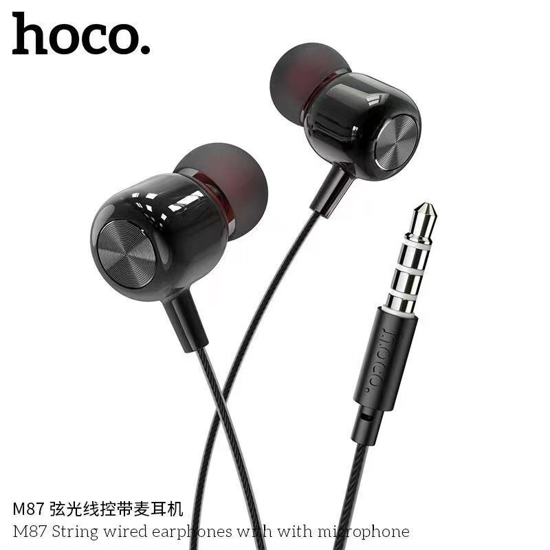 hoco-รุ่น-m87-หูฟังอินเอียร์-wired-with-microphone-พร้อมไมค์-แจ๊ค3-5mm-แท้พร้อมส่ง-240266
