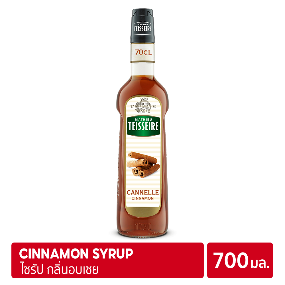 ภาพหน้าปกสินค้าMathieu Teisseire Cinnamon Syrup 700ml  ไซรัป แมททิวเตสแซร์ กลิ่นอบเชย จากร้าน gds_official บน Shopee