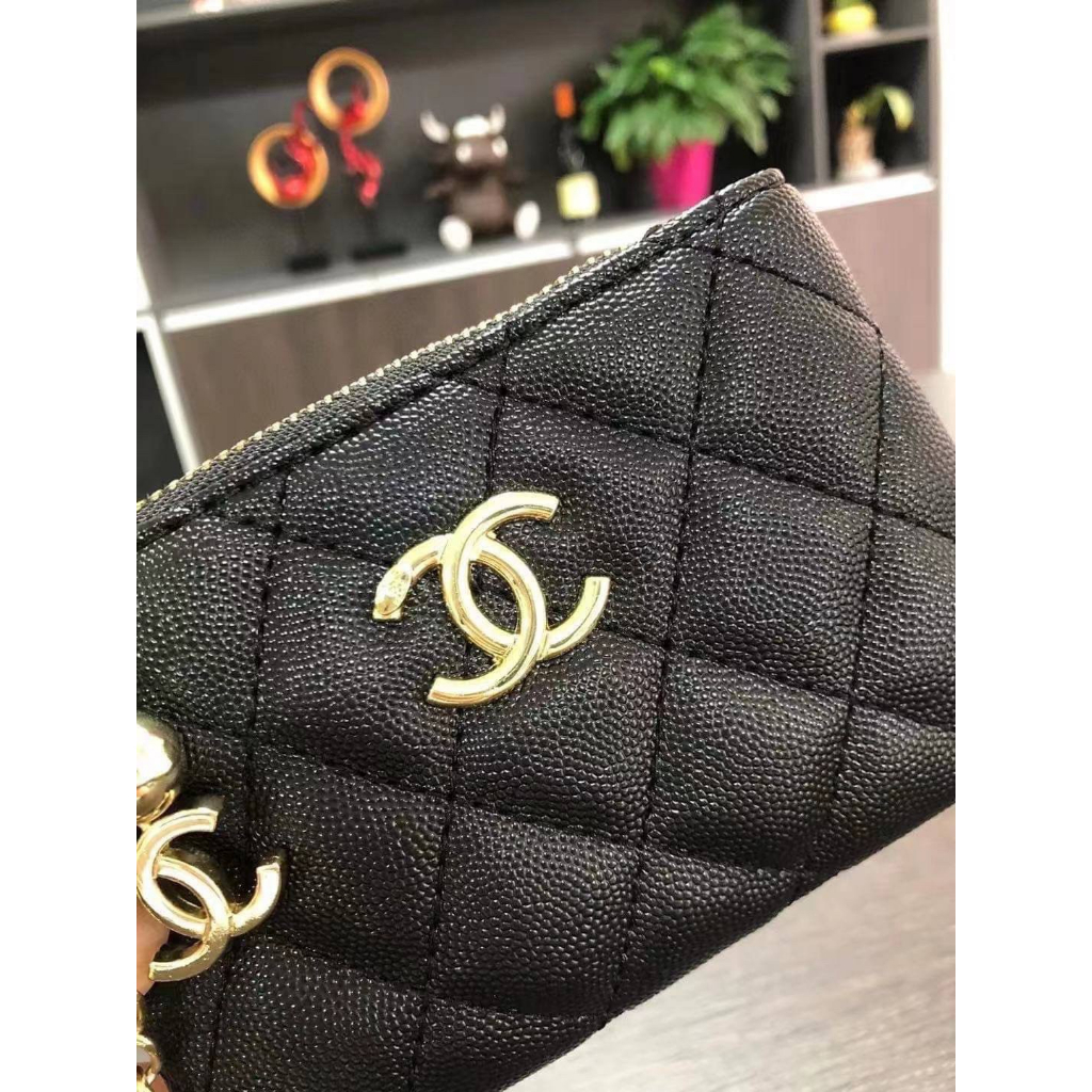 กระเป๋าสตางค์-chanel-กระเป๋าสตางค์-เก๋-ๆ-สวย-ๆ-สินค้ามีกล่อง-ขนาด-13x20-cm