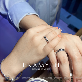 Eramyth Jewelry แหวนคู่ เงินแท้92.5% แหวนเพชรสวิสCZ เม็ดเดียว  สินค้ามาตรฐานส่งออก : SI-0261/SI-0262