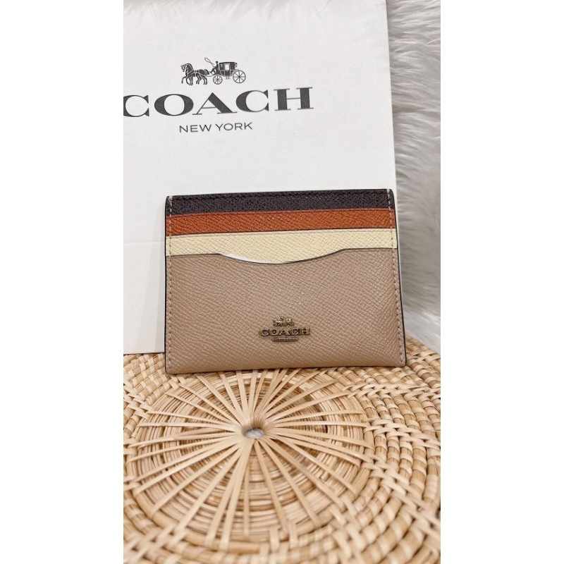 งาน-shop-coach-flat-colorblock-card-case