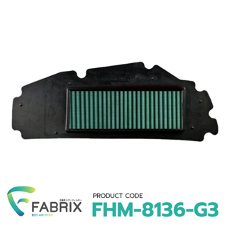 FABRIX ไส้ กรองอากาศ มอเตอร์ไซต์ Keeway ( JOYMAX 125, 250, 300 ) FHM-8136-G3