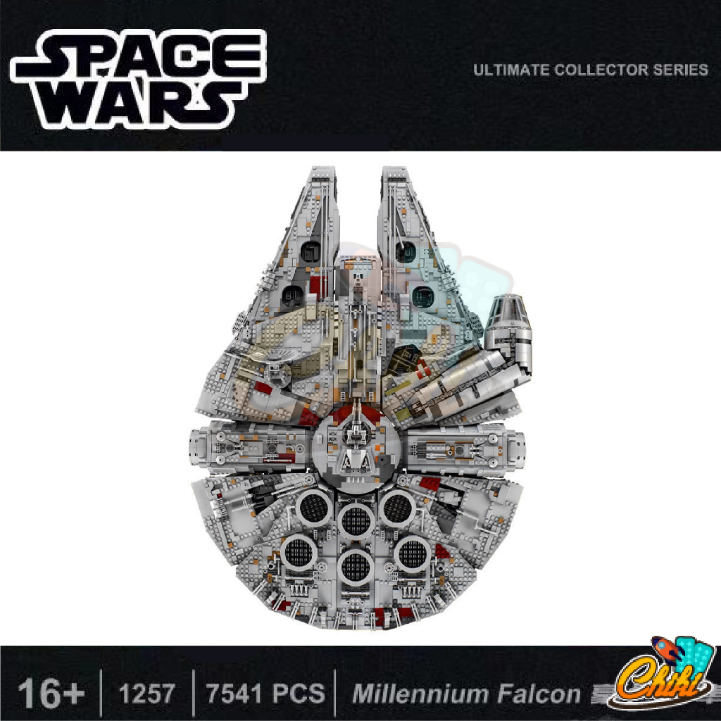 ชุดตัวต่อ-ยานมิลเลนเนี่ยม-ฟาลค่อน-millenniumfalcon-สตาร์วอร์-จำนวน-8-445-ชิ้น