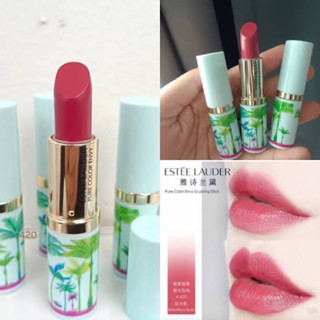 พร้อมส่ง Estee Lauder Pure Color Envy Sculpting Lipstick 2.8g  #420 Rebellious Rose สีชมพูอมแดง (No box)