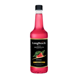 LongBeach Japanese Watermelon Syrup ลองบีชไซรัปแตงโมญี่ปุ่น 740ml.