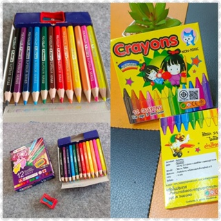 สินค้า 12สี>>สีเทียน Crayon >>สีไม้ colored pencils>>Master Art