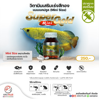 Super Gold Mini วิตามินเสริมเร่งสีทอง แบบแคปซูลมินิ