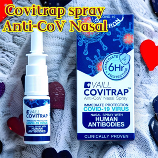 สเปรย์พ่นจมูกโควิแทรป #เวลล์โควิแทรป แอนติ-โคฟ นาซาล สเปรย์ 👃🏻🦠  Vaill CoviTRAP Anti-CoV Nasal Spray