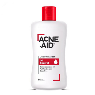 ❤️‍🔥ถูกที่สุด แท้💯 Acne-Aid แอคเน่-เอด ลิควิด คลีนเซอร์ 100 มล. สีแดง สำหรับหน้ามัน เป็นสิวง่าย