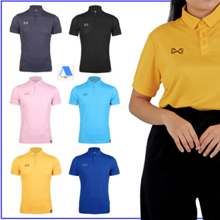 ส่งฟรี ลดล้างสตอคสู้โควิด!!! มีปลายทาง เสื้อโปโลสีล้วน เสื้อโปโล WARRIX WAFFLE POLO วอริกซ์ WA-222PLACL34 ชุด2 แท้100%