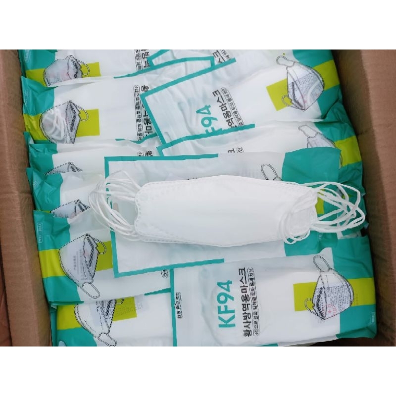 แมสkf94-พร้อมส่ง-หน้ากากอนามัย-4-ชั้น-หน้ากากอนามัยทรงเกาหลี-แมส-1-แพ็ค-10ชิ้นกันฝุ่นpm2-5