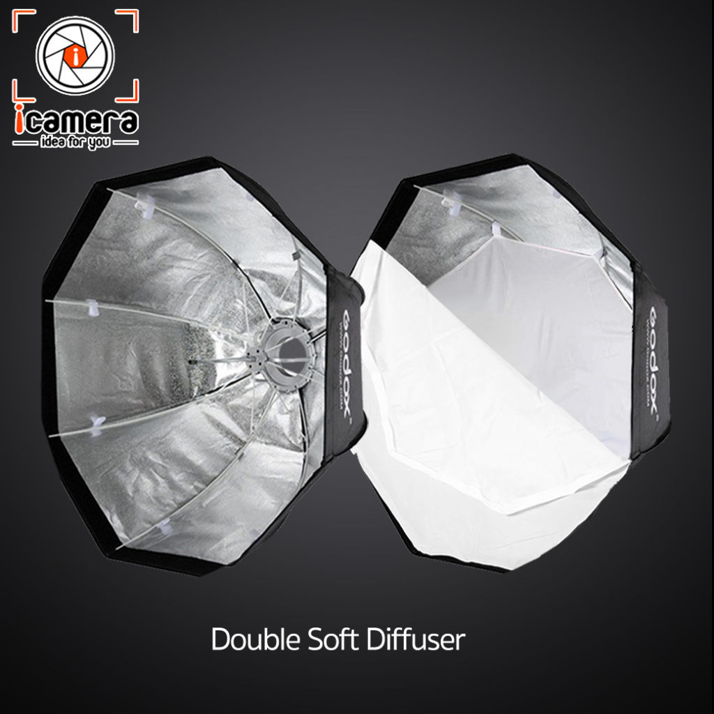 ภาพสินค้าGodox Softbox SB-GUE 120 cm. With Grid - Octa Umbrella Softbox จากร้าน icamera_gadgets บน Shopee ภาพที่ 2