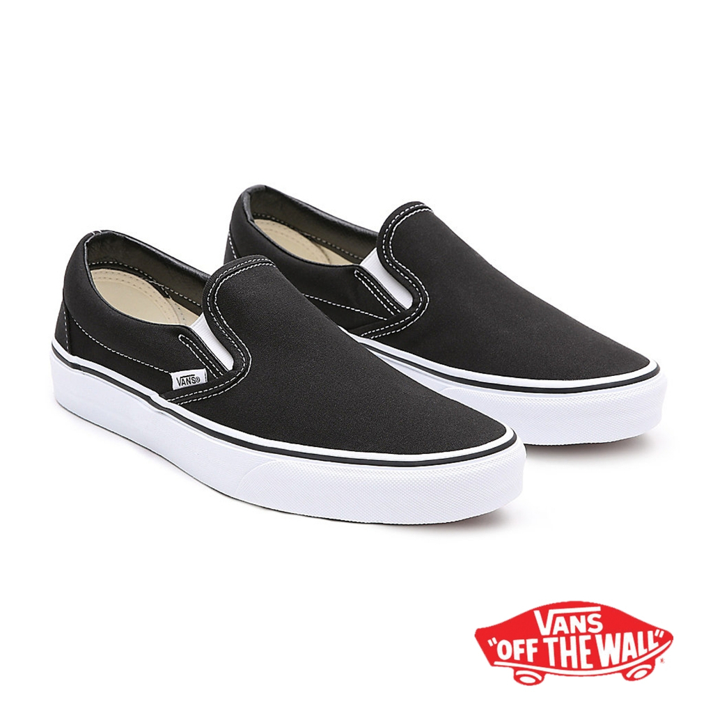 ภาพหน้าปกสินค้าVANS Classic Slip-on - Black รองเท้า แวนส์ แท้ สลิปออน ทรงสวม ได้ทั้งชายและหญิง