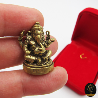 Ananta Ganesh ® พระพิฆเนศ (เน้นค้าขาย โชคลาภ เงิน ทอง) ขนาด 1" ฟรีกล่อง ลิขสิทธิ์แท้ ผ่านพิธีสวดโบราณ Ongs14 Ongs