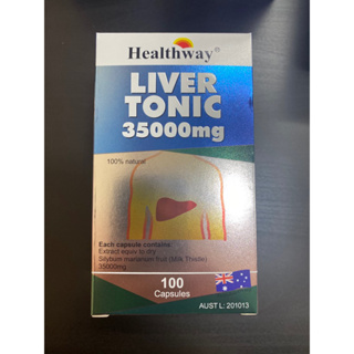 Healthway Liver Tonic 35000 mg บรรจุ 100 เม็ด