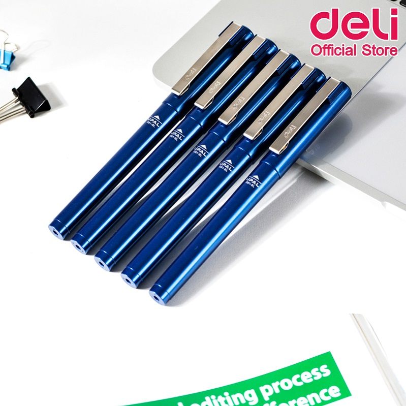 deli-g61-gel-pen-ปากกาเจล-หมึกน้ำเงิน-1-0mm-แพ็ค-1-แท่ง-ปากกา-อุปกรณ์การเรียน-เครื่องเขียน-ราคาถูก-ปากกาหัวโต-ปากการาคาถูก