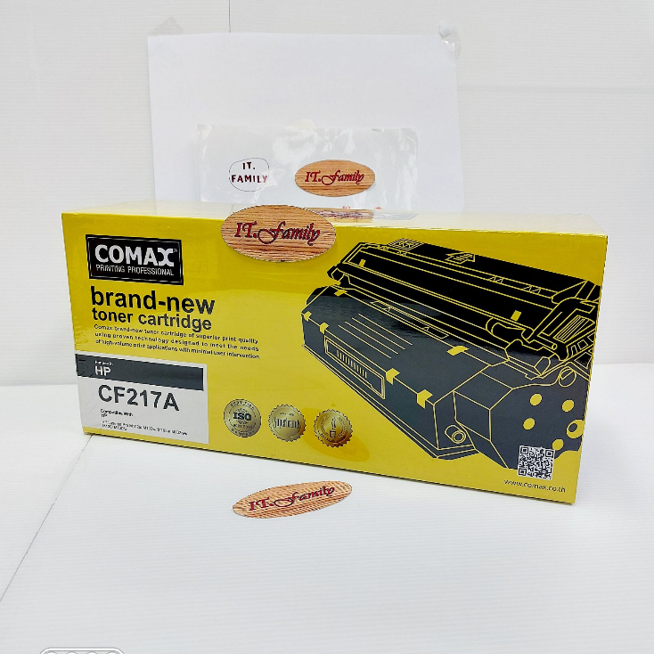 ตลับหมึกเลเซอร์คุณภาพสูงสำหรับครื่องพิมพ์-laser-hp-cf217a-comax-ออกใบกำกับภาษีได้