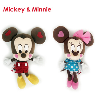 ตุ๊กตา มิกกี้เมาส์ มินนี่เมาส์ แฮปปี้เวิลด์ / Mickey Mouse &amp; Minnie Mouse Happy World 16 นิ้ว