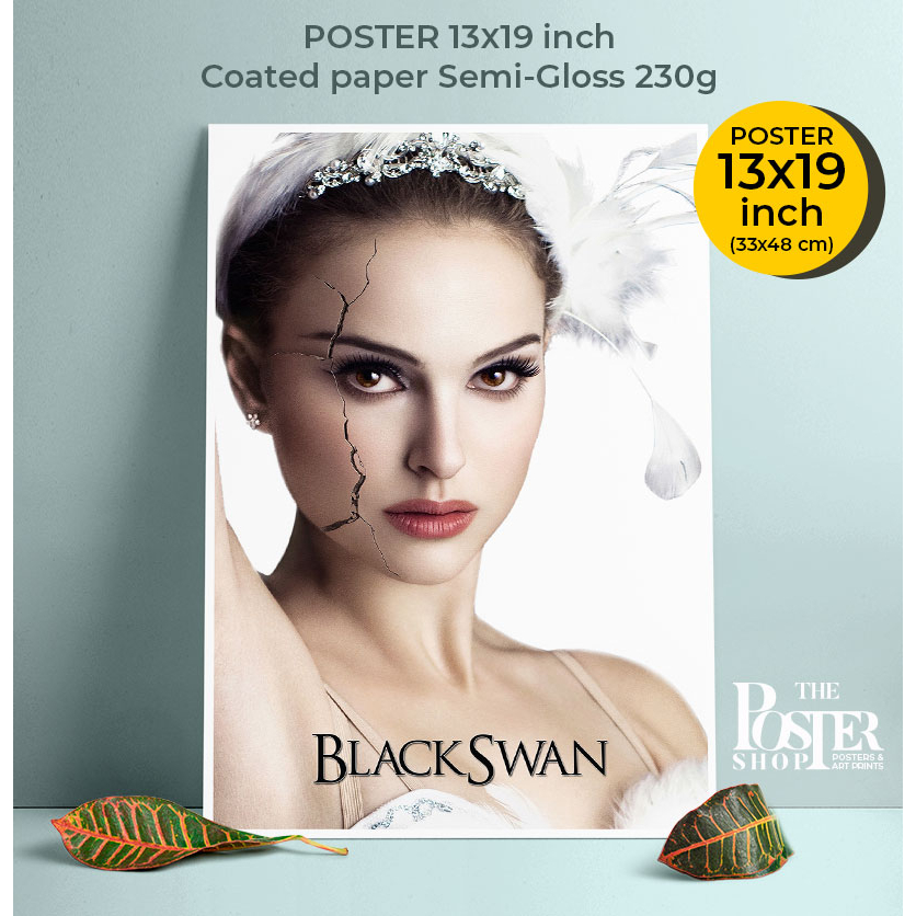 Black Swan Poster (2010) โปสเตอร์ภาพยนต์ แบล็ค สวอน / Natalie Portman ...