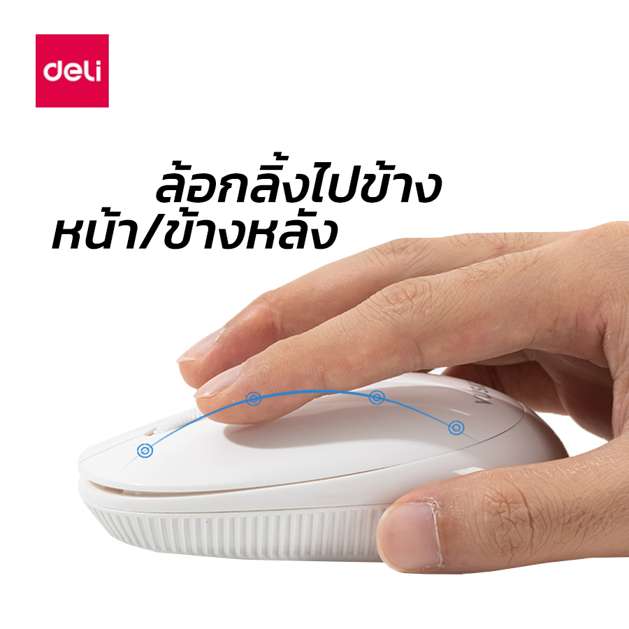 เมาส์ไร้สาย-เมาส์บลูทูธ-เม้าส์ไร้เสียง-ปุ่มเงียบ-เม้าส์ไร้สายไวเลส-wireless-mouse-สวิตช์-dpi-ใช้ถ่าน-aa-1-ก้อน-encore