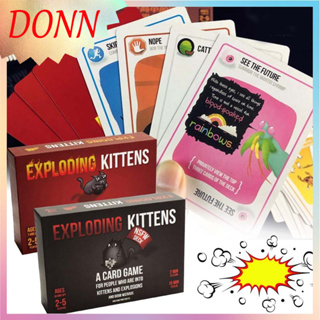 การ์ดเกม Exploding Kittens แมวระเบิด（พร้อมส่ง ）2 ถึง 6 ผู้เล่น เกมไพ่ปาร์ตี้บ้าน🚚เราจะจัดส่งภายใน 24 ชั่วโมง (ยกเว้นวันหยุด)🚚