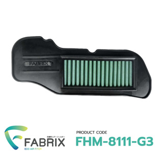 FABRIX ไส้ กรองอากาศ มอเตอร์ไซต์ YAMAHA MIOJ FHM-8111-G3