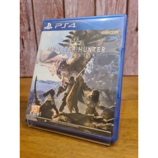 แผ่นเกม Playstation4 (ps4) เกม Monster Hunter World