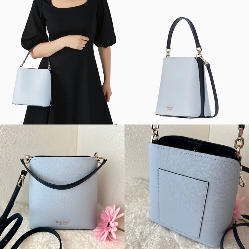 Kate Spade Darcy Small Bucket Bag Crossbody - Cloud Mist