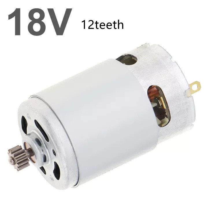 Moteur RS550 CC 16 Dents – 10,8V à 25V, 25000 Tr/min – Pour Perceuse, Visseuse, Outils électriques – Arbre 3,2 Mm, Couple 400-480 G.cm - 9