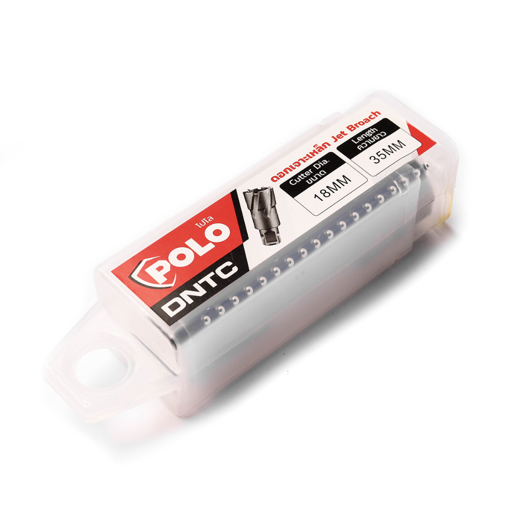 POLO ดอกเจาะเหล็กคัตเตอร์คาร์ไบด์ Dia 18X35 มม. TCT รุ่น DNTC เจาะลึก ...