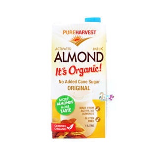 Organic Almond Original  PUREHARVEST เพียวฮาร์เวสต์ นมอัลมอนด์ 1 ลิตร