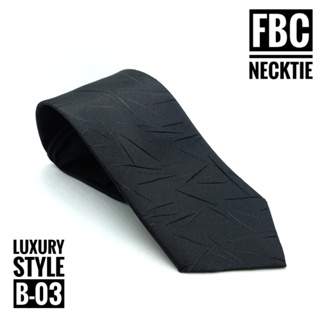 B-03 เนคไทแบบซิป ไม่ต้องผูก Men Zipper Tie Lazy Ties Fashion (FBC BRAND)ทันสมัย เรียบหรู มีสไตล์