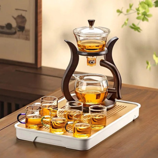 🚩พร้อมส่ง🚩 เครื่องชงชา เครื่องดริปชา ชุดกาน้ำชา ชุดชงชาสไตล์จีน ชุดชา ชุดชงชา แถมแก้วฟรี