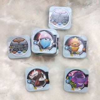 Pokemon Tretta ของสะสม มือสอง 6 แผ่น/pack