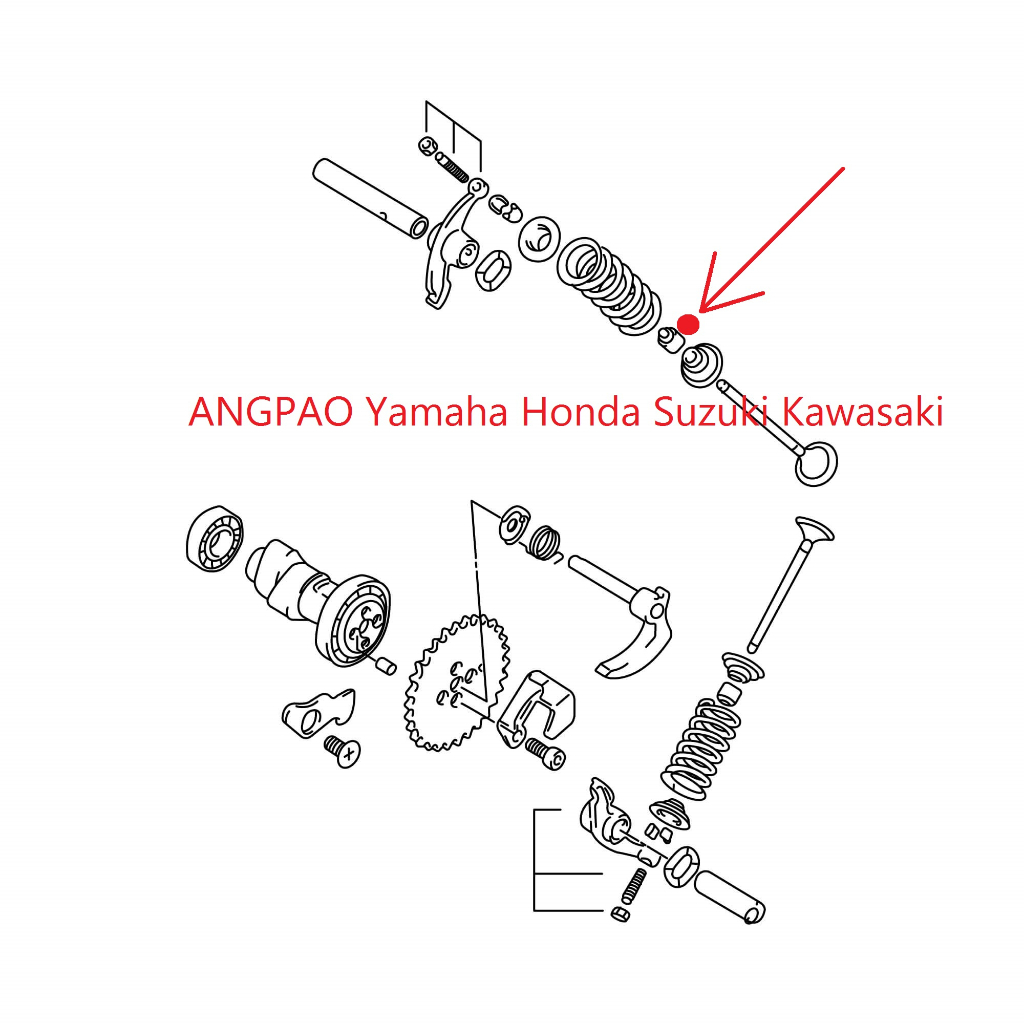 ซีลวาล์ว-gd110-แท้ศูนย์-suzuki-gd-110-ซูซูกิ-จีดี110-จีดี-110-ซีล-แกนลิ้น-ซีลแกนวาล์ว-ซีลวาว-ซีลหมวกวาล์ว